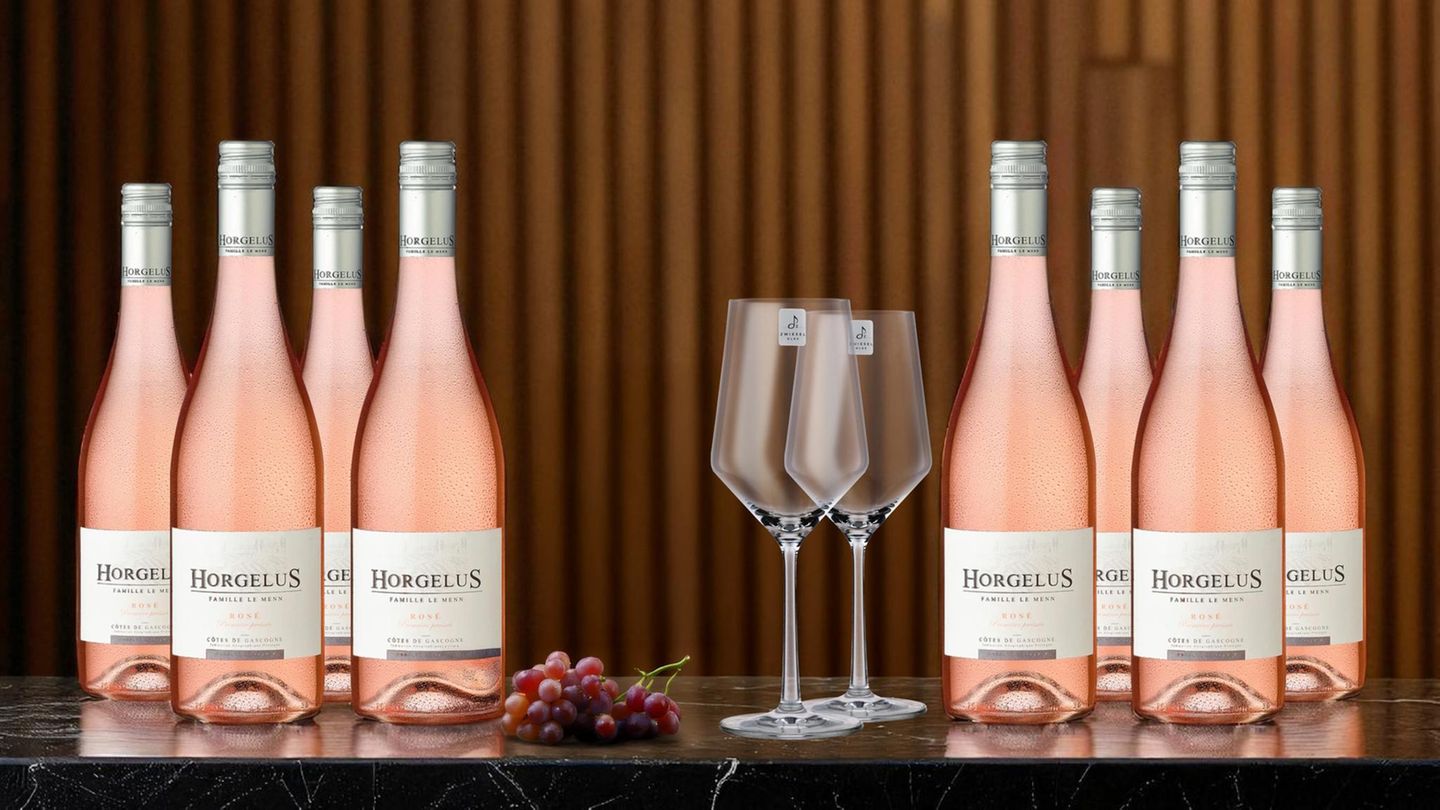 Sommerliche Leichtigkeit genießen mit Horgelus Rosé zum exklusiven Angebotspreis.