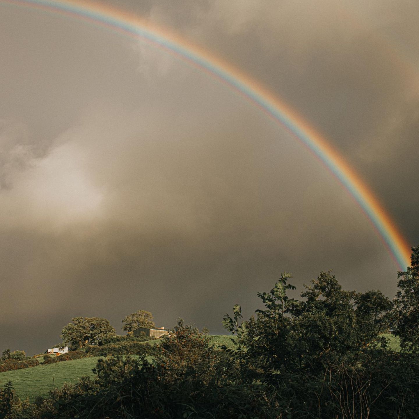 Wetterwechsel: Regenbogen