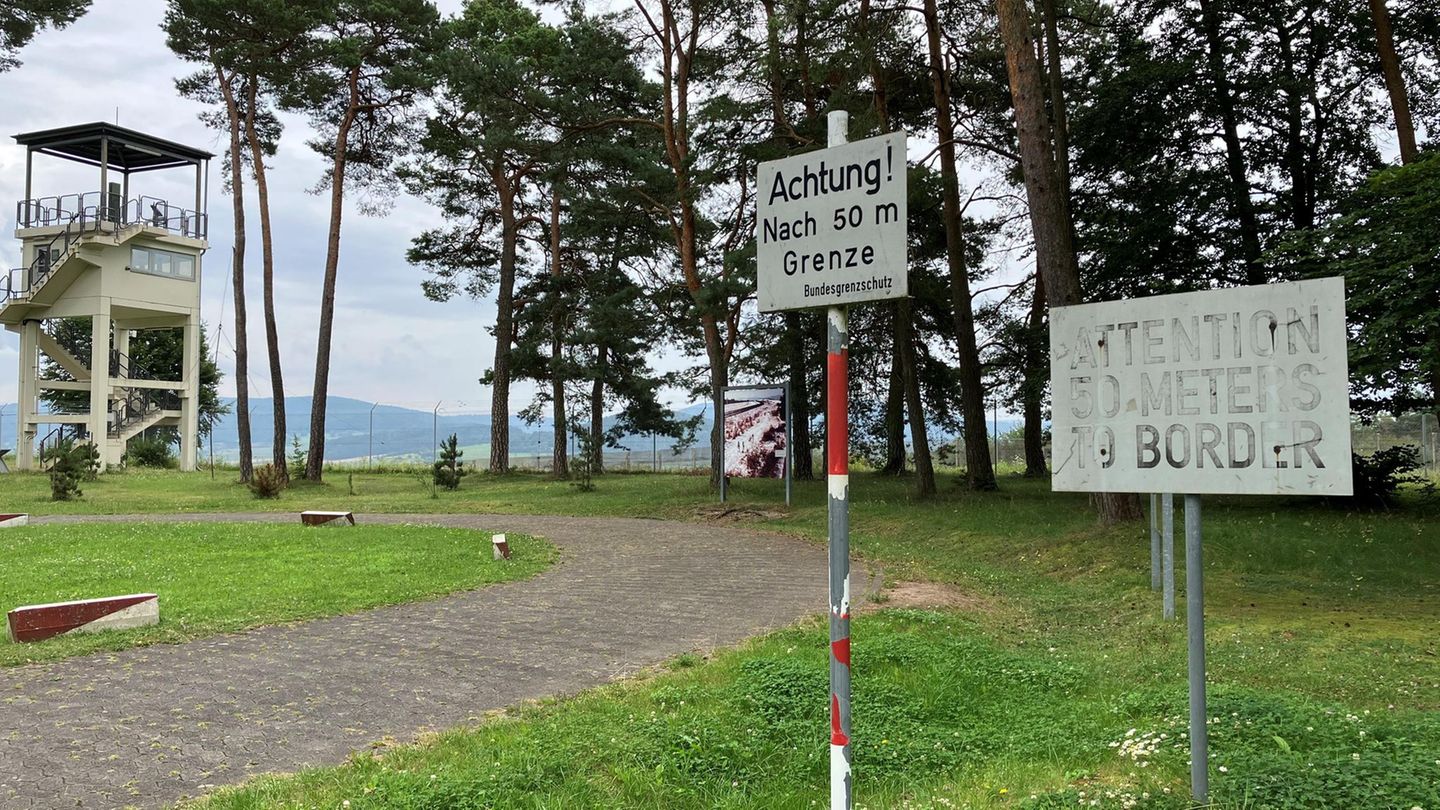 Der US-Beobachtungspunkt Point Alpha an der innerdeutschen Grenze galt einst als "der heißeste Ort im Kalten Krieg". Auf Wachtür