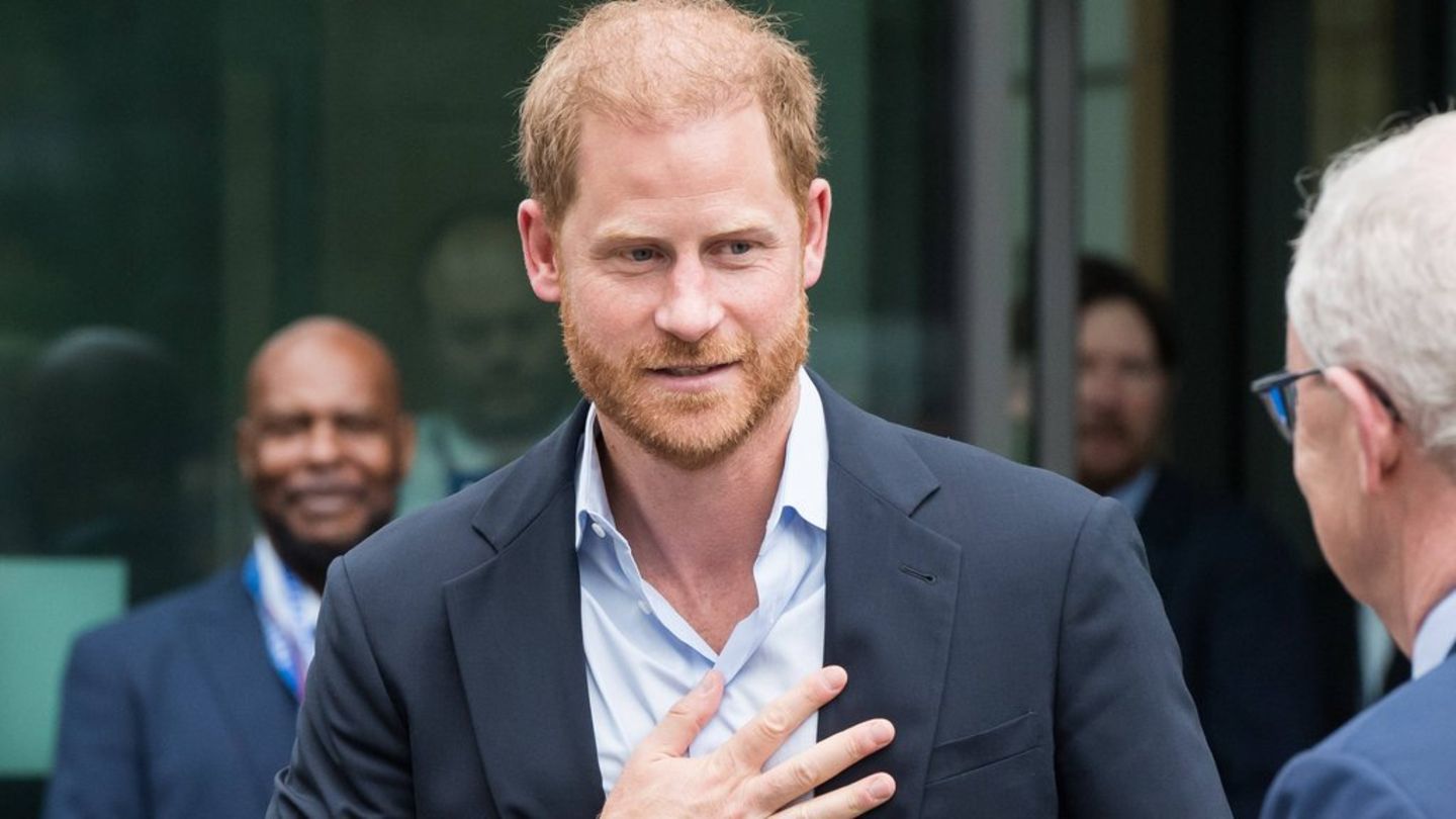 Prinz Harry am Mittwoch in London.