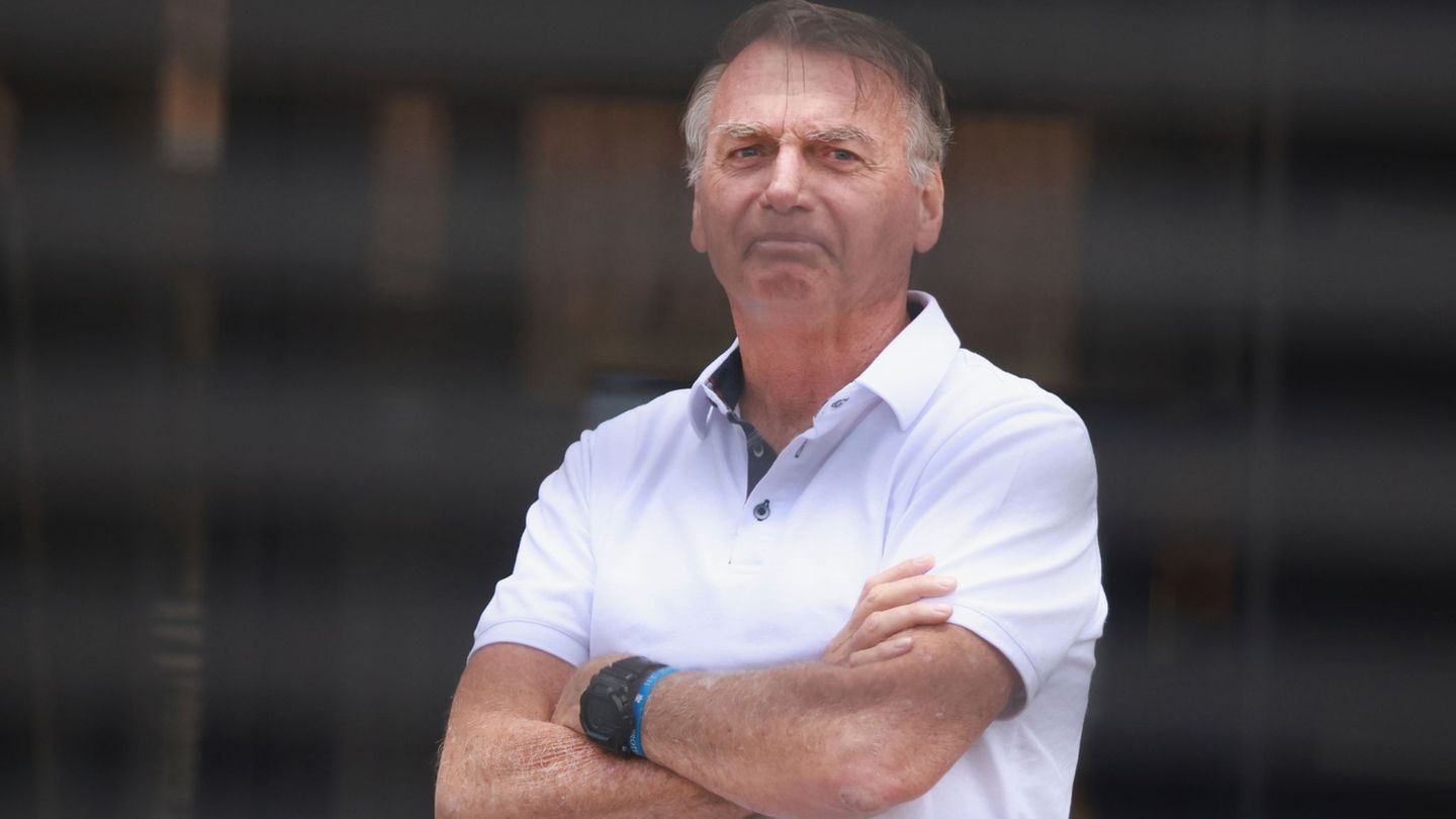Bolsonaro steht im Prozess um einen versuchten Staatsstreich vor einer möglichen Verurteilung. (Archivbild) Foto: Luis Nova/AP/d