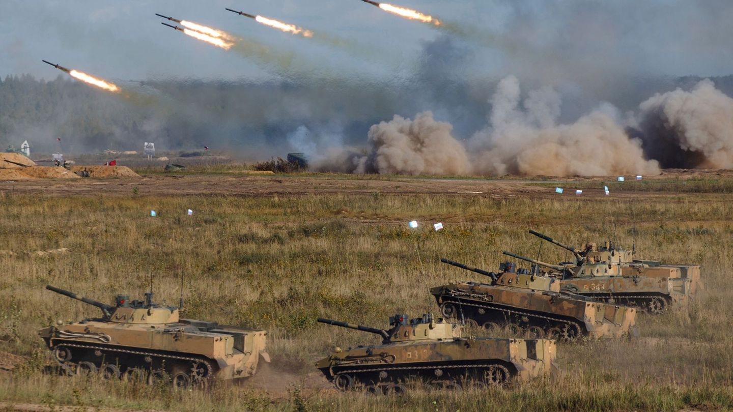 Am Sapad-Manöver 2021 waren 200 000 Soldaten aus Russland und Belarus beteiligt. (Archivbild) Foto: Vadim Savitskiy/Russian Defe