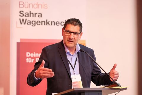 Sachsen-Anhalts BSW-Co-Landesvorsitzender Thomas Schulze sieht seine Partei in der Opposition. (Archivbild) Foto: Peter Gercke/d