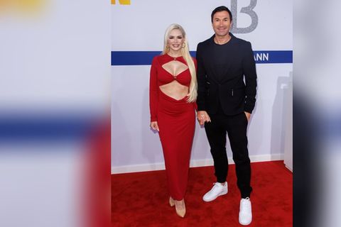 Daniela Katzenberger und Lucas Cordalis in Berlin.
