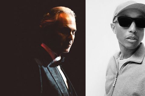 Vor der Kulisse des Petersdoms geben Andrea Bocelli (l.) und Pharrell Williams ein besonderes Konzert.