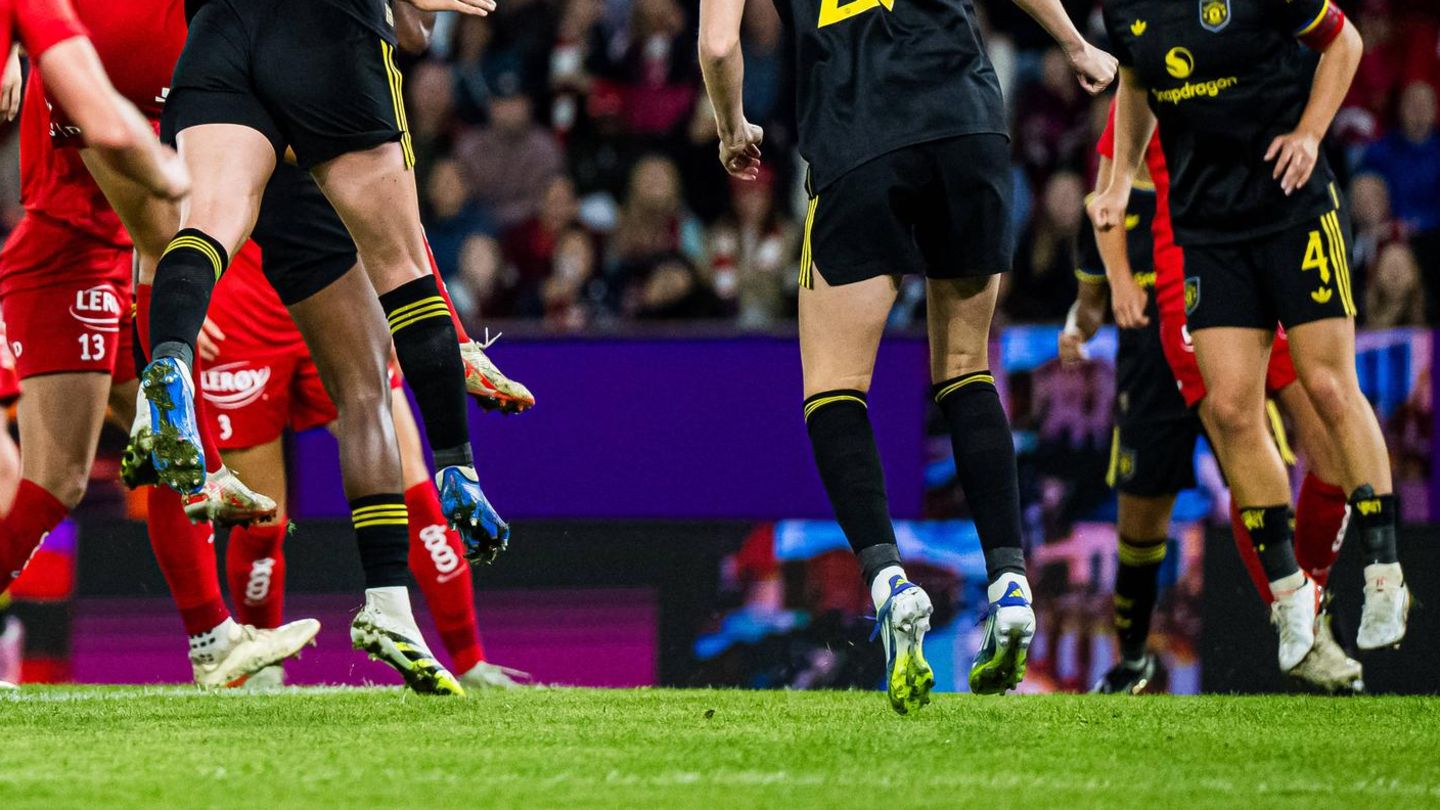 Fußballspiel zwischen Manchester United und Brann