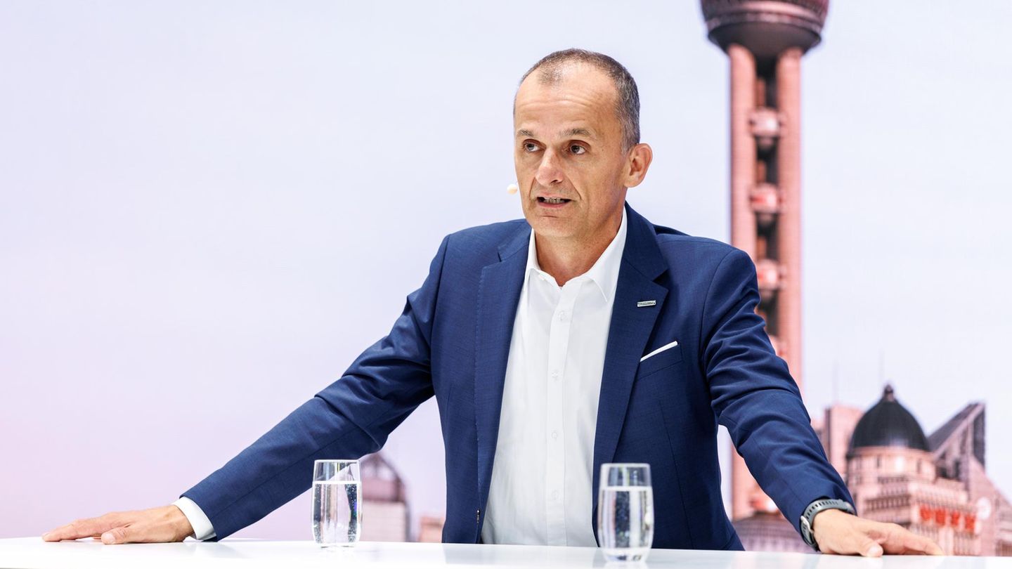 Matthias Zink, Vorstand Automotive Technologies der Schaeffler-Gruppe, auf der IAA