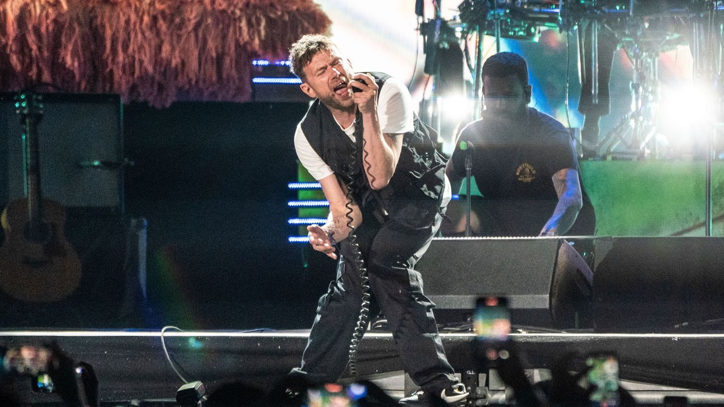 Hinter der Comic-Band Gorillaz verbergen sich der Blur-Sänger Damon Albarn und andere Künstler. (Archivbild) Foto: Amy Harris/In
