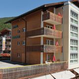 Blick auf das "Hotel Disirée"