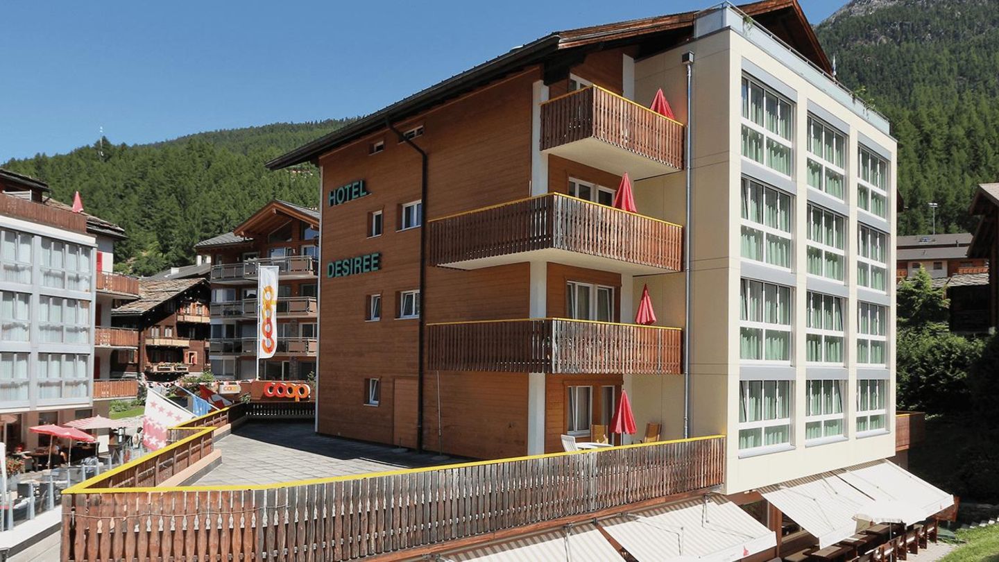 Blick auf das Hotel Disirée