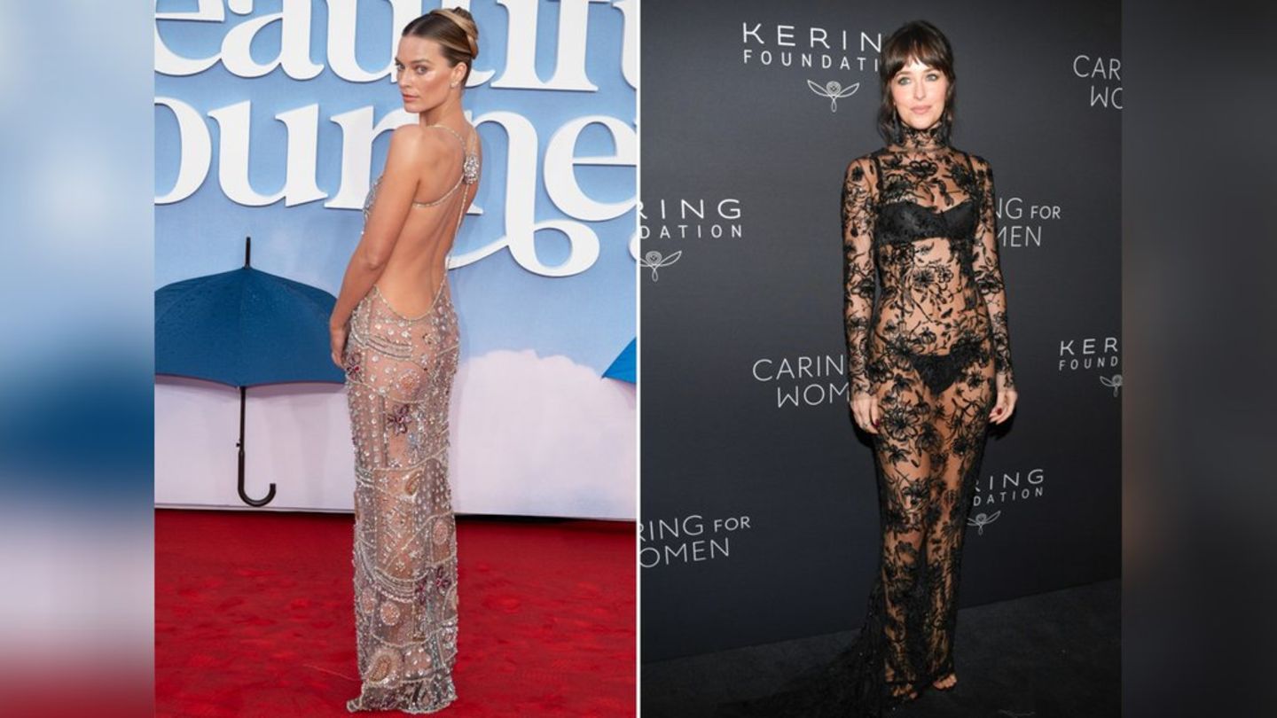 Margot Robbie und Dakota Johnson verzichteten auf unnötig viel Stoff.