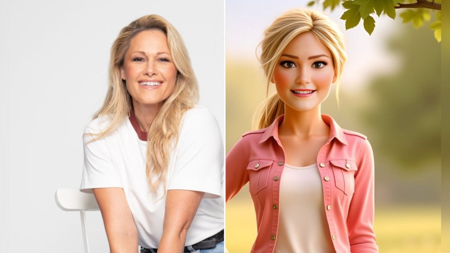 Helene Fischer und ihr 3D-Avatar.