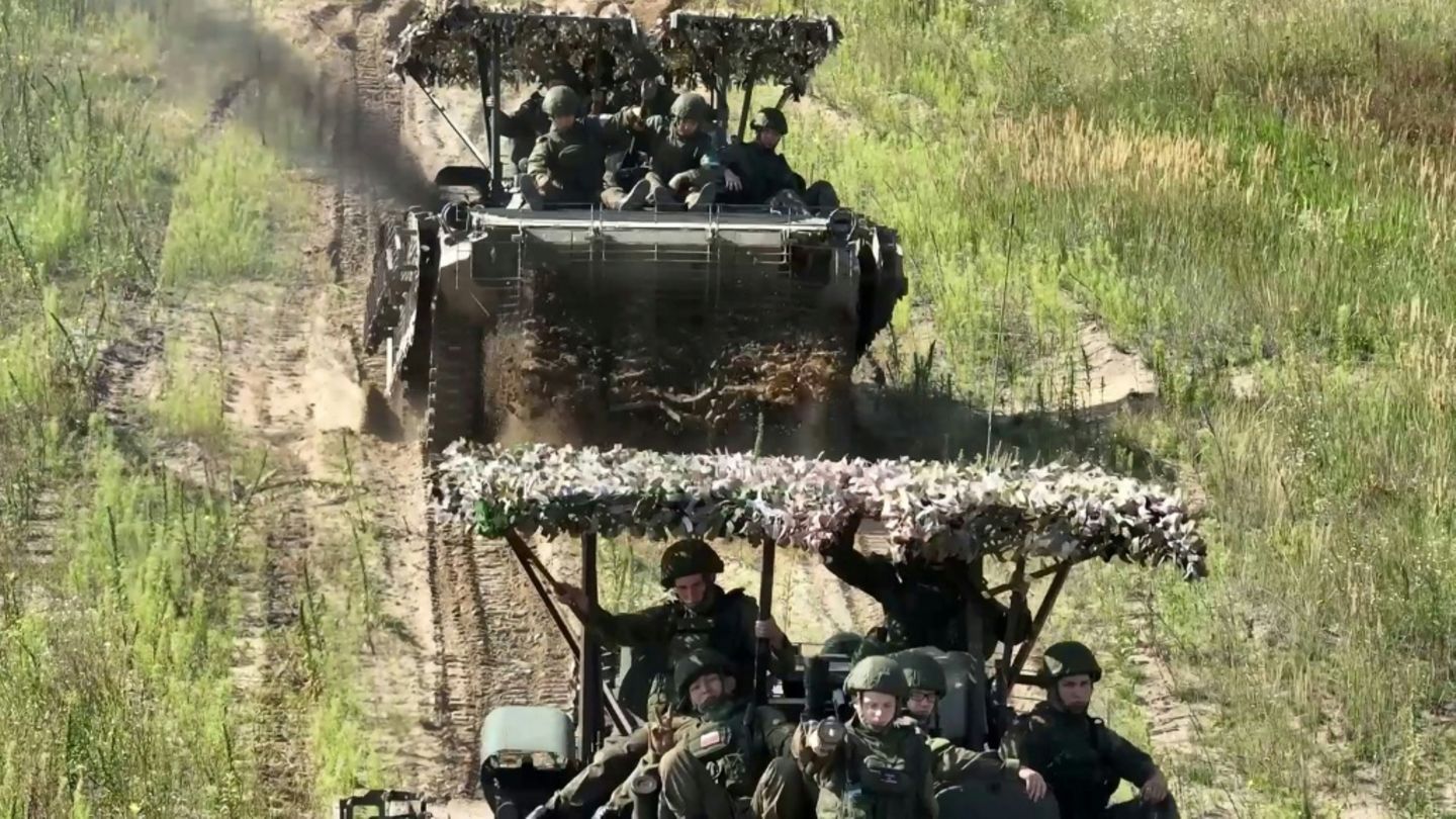 Foto der russischen Armee vom Manöver "Sapad-2025"