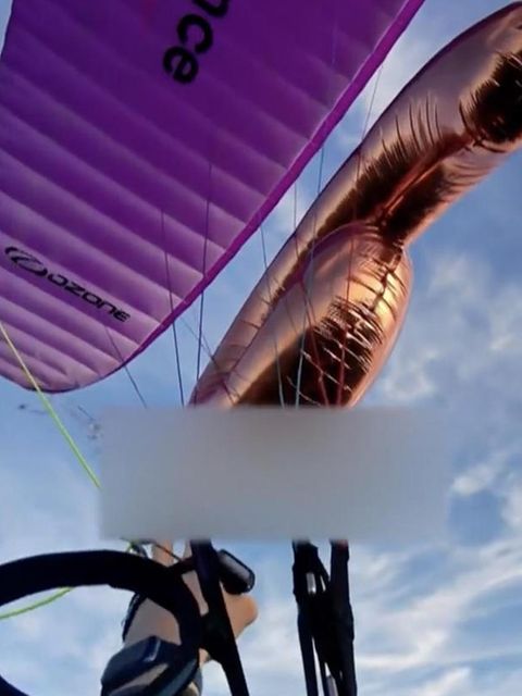 Dieser Heliumballon wird einem Gleitschirmflieger zum Verhängnis
