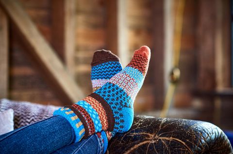 Sommer Socke Blue