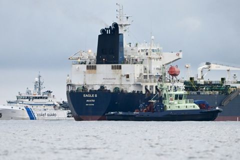 Die "Eagle S" steht im Verdacht, zur russischen Schattenflotte zu gehören