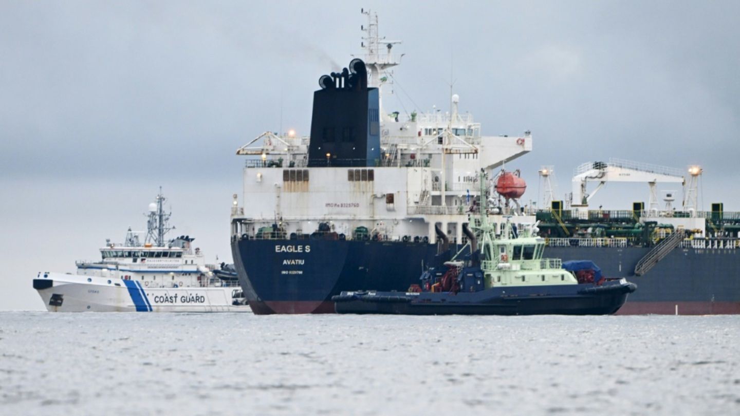 Die "Eagle S" steht im Verdacht, zur russischen Schattenflotte zu gehören
