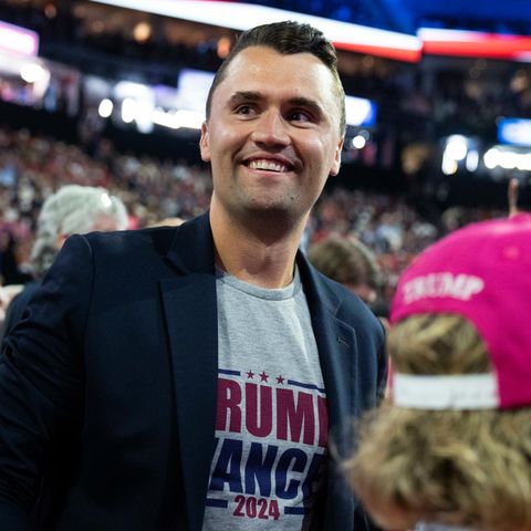 Charlie Kirk beim republikanischen Parteitag in Milwaukee, Wisconsin im Sommer 2024