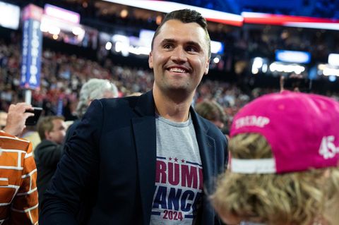 Charlie Kirk beim republikanischen Parteitag in Milwaukee, Wisconsin im Sommer 2024