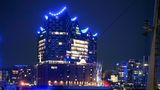 Die Elphi in Hamburg ist blau
