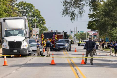 Verkehrskontrolle der Einwanderungsbehörde in Franklin Park bei Chicago