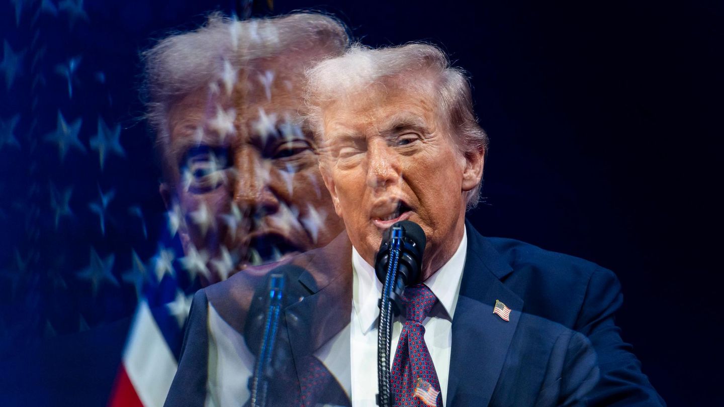 US-Präsident Donald Trump bei einer Rede