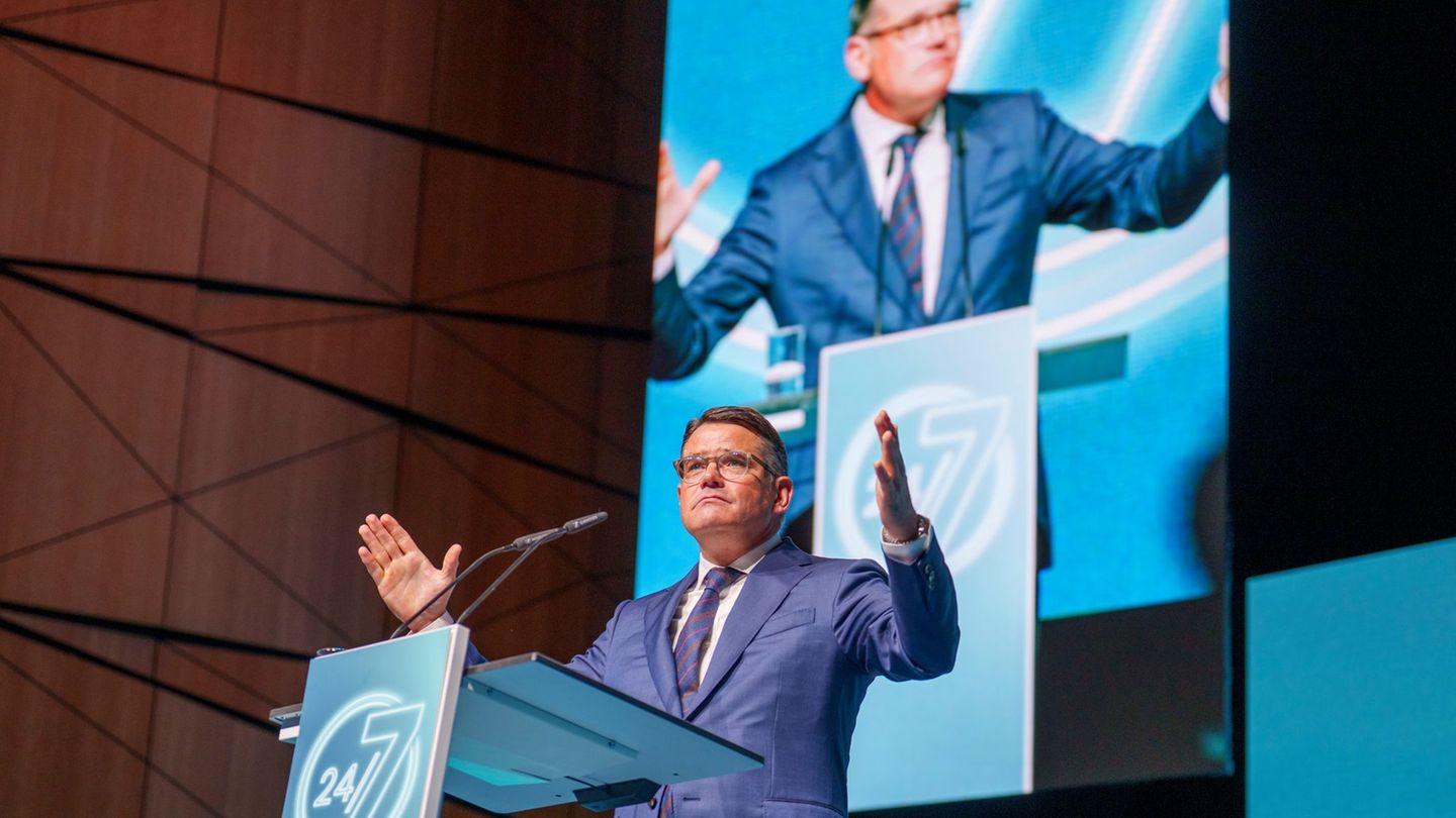 Hessens CDU-Chef Boris Rhein ruft zu einem intensiven Wahlkampf für die Kommunalwahlen im März 2026 auf. Foto: Andreas Arnold/dp