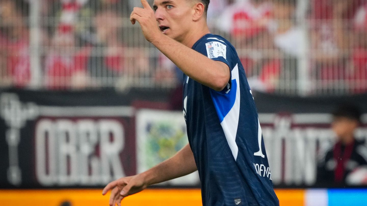 In Topform gegen seinen Ex-Club: Hoffenheims Fisnik Asllani. Foto: Soeren Stache/dpa