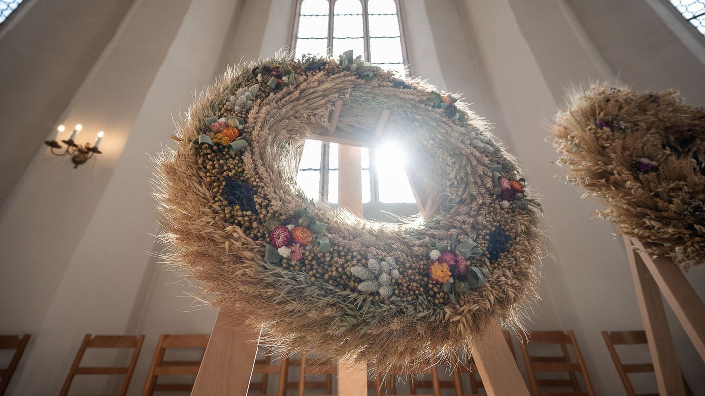 Am Sonntag geht in Hoyerswerda das Landeserntedankfest zu Ende. Dazu sind ein Gottesdienst und ein Festumzug geplant. Foto: Paul