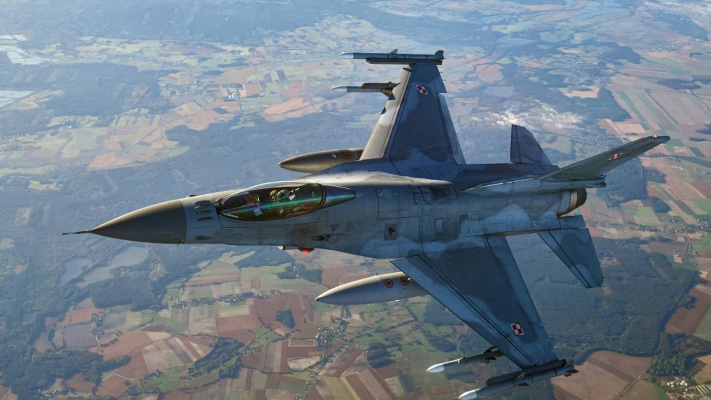 F-16-Flieger bei Nato-Übung