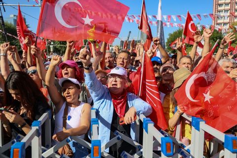 CHP-Demonstration in Ankara