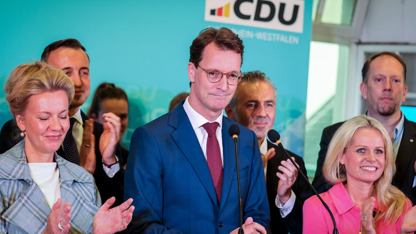 NRW-Ministerpräsident Hendrik Wüst (CDU) hat sich besorgt angesichts des starken Abschneidens der AfD geäußert, aber auch das Ab