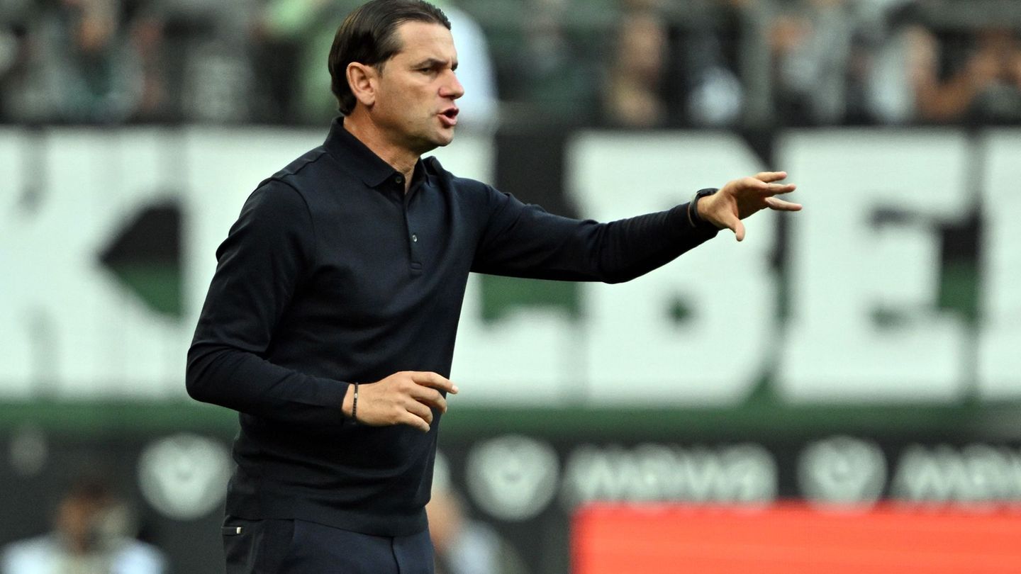 Für Gerardo Seoane könnte es bei Borussia Mönchengladbach eng werden Foto: Federico Gambarini/dpa