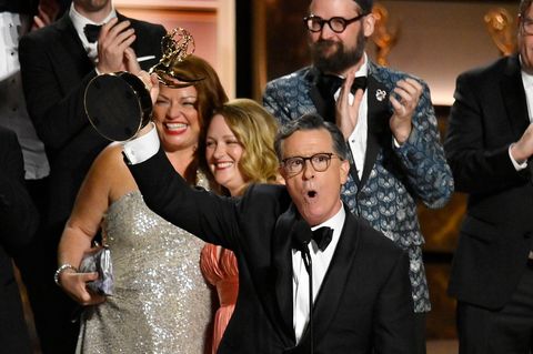 Stephen Colbert gewann den Emmy für die beste Talkshow
