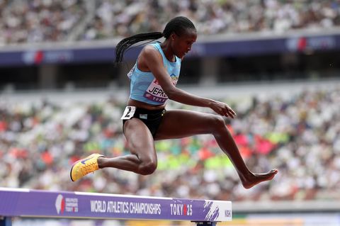 Leichtathletik-WM Kasachin mit einem Schuh
