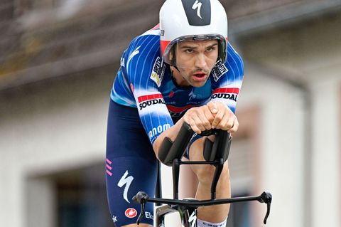 Der deutsche Radprofi Maximilian Schachmann verurteilt das Vorgehen der gewaltbereiten Demonstranten bei der Vuelta. (Archiv) Fo
