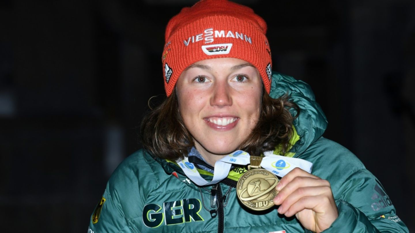 Deutsche Biathletin Laura Dahlmeier