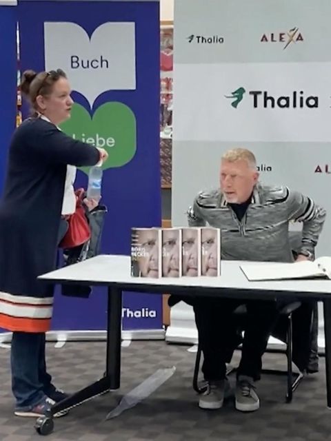 Boris Becker im Alexa Berlin.