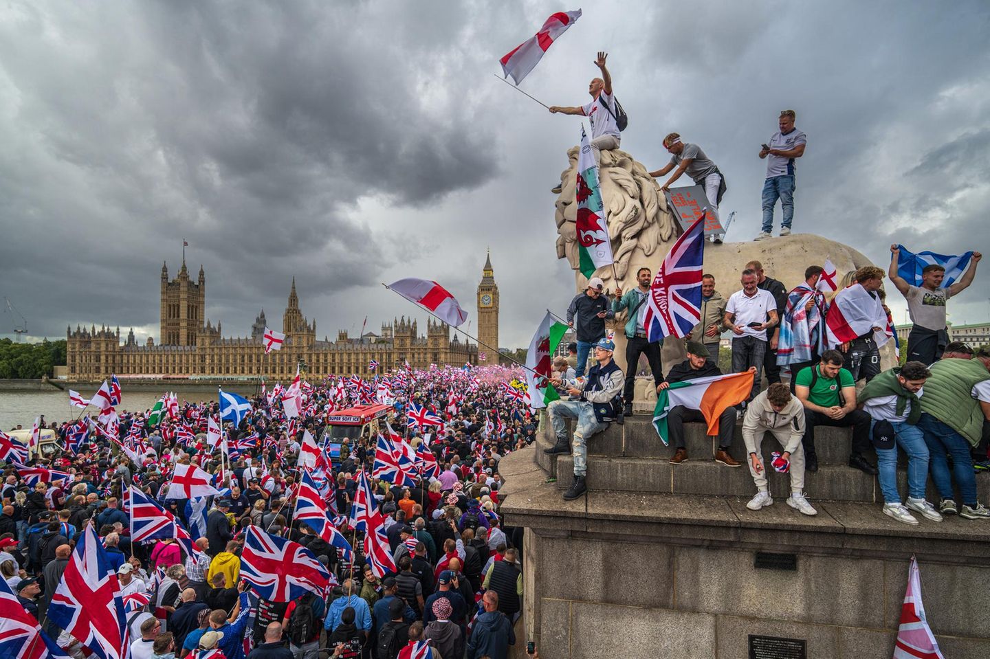 Keir Starmer Regierung Rechtsradikale Proteste Keir Starmer Keir Starmer