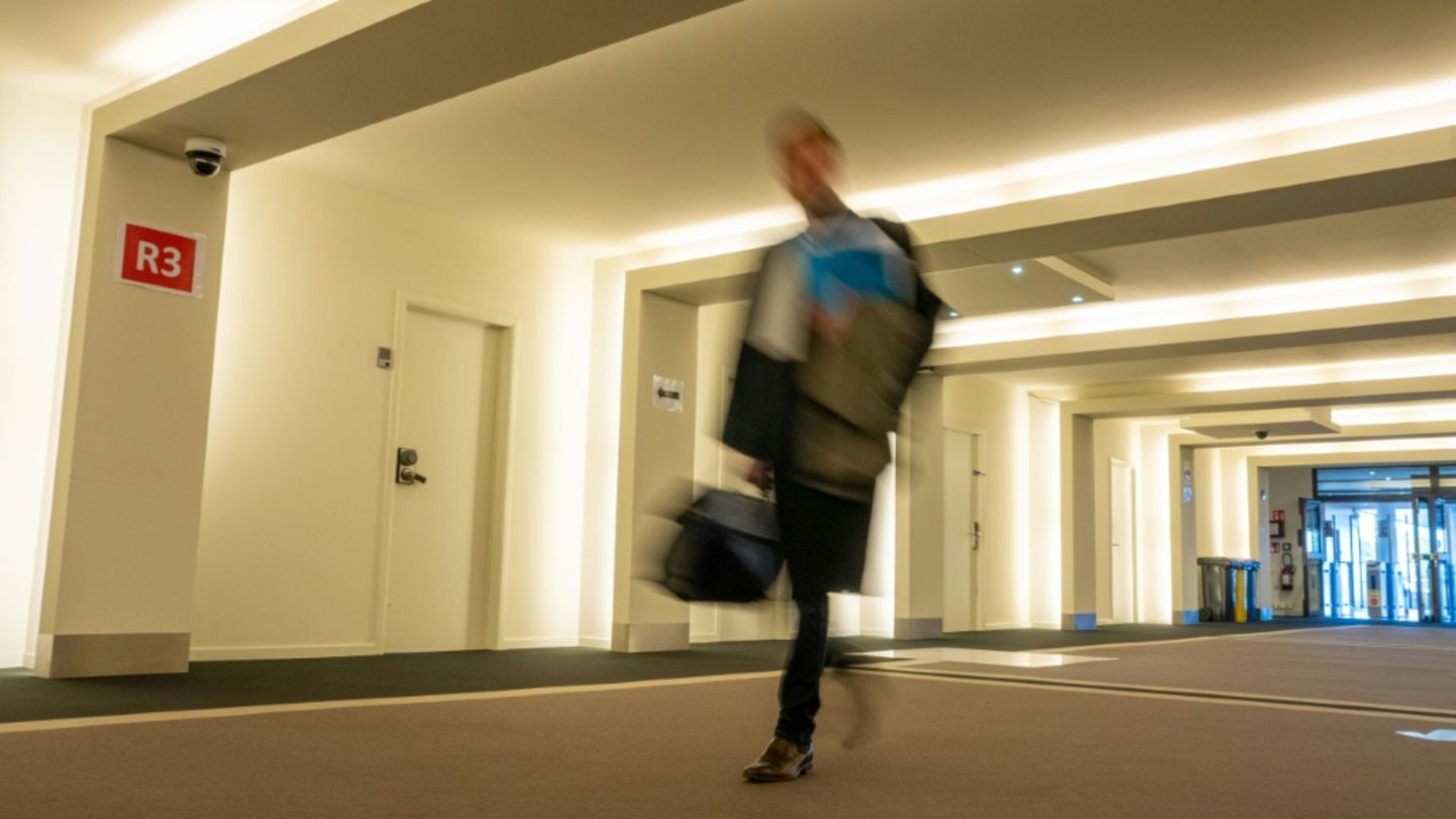 Ankunft der Anwälte zum Prozess in Brüssel