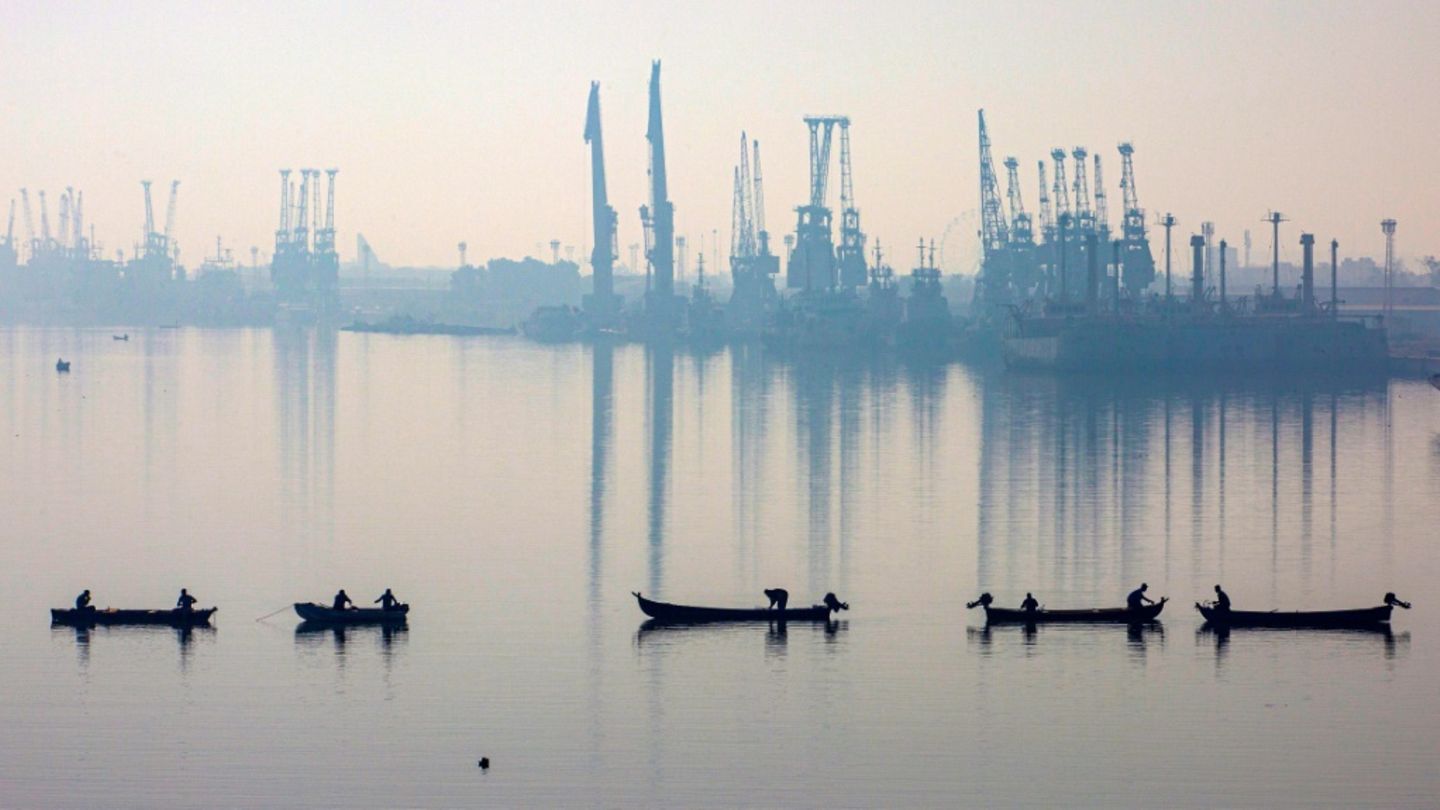 Fischerboote im Irak