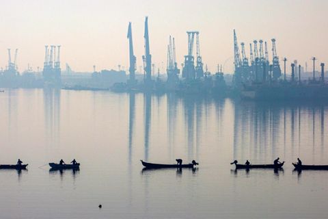Fischerboote im Irak