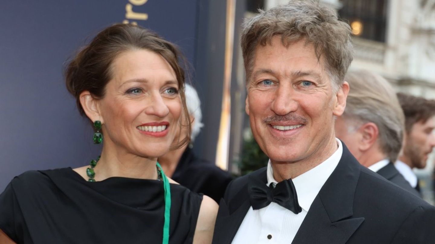 Tobias Moretti 2022 mit seiner Frau Julia.