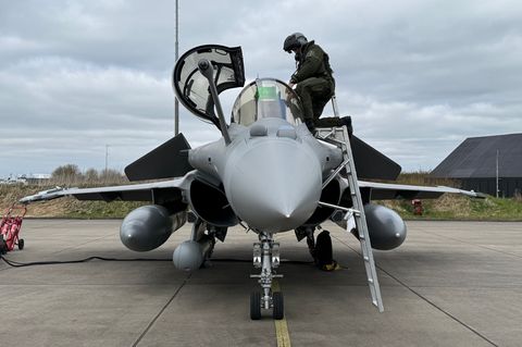 Eine französische Rafale war am ersten Einsatz von Eastern Sentry beteiligt. (Archivbild) Foto: Ansgar Haase/dpa
