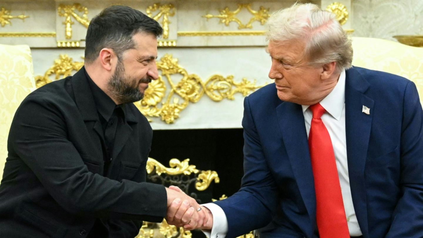 Trump und Selenskyj im August im Weißen Haus