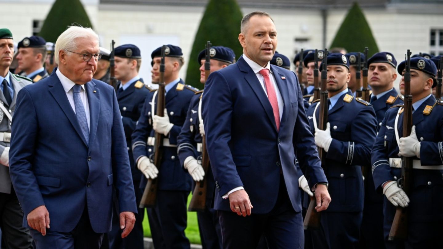 Frank-Walter Steinmeier und Karol Nawrocki