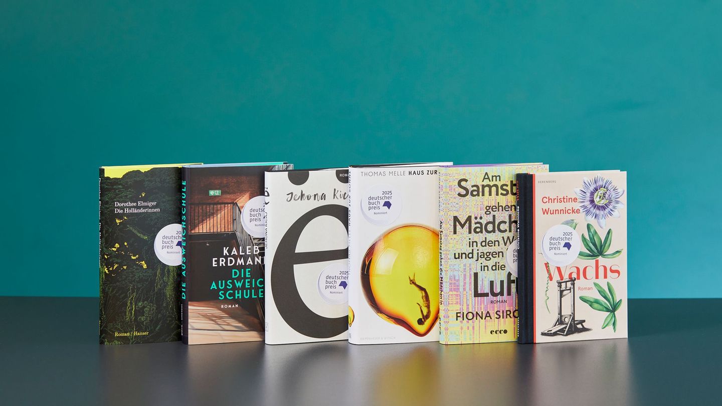 Die Bücher auf der Shortlist für den Deutschen Buchpreis stehen fest. Foto: Christof Jakob/Börsenverein des Deutschen Buchhandel