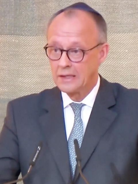 Die emotionale Synagogen-Rede von Friedrich Merz in voller Länge
