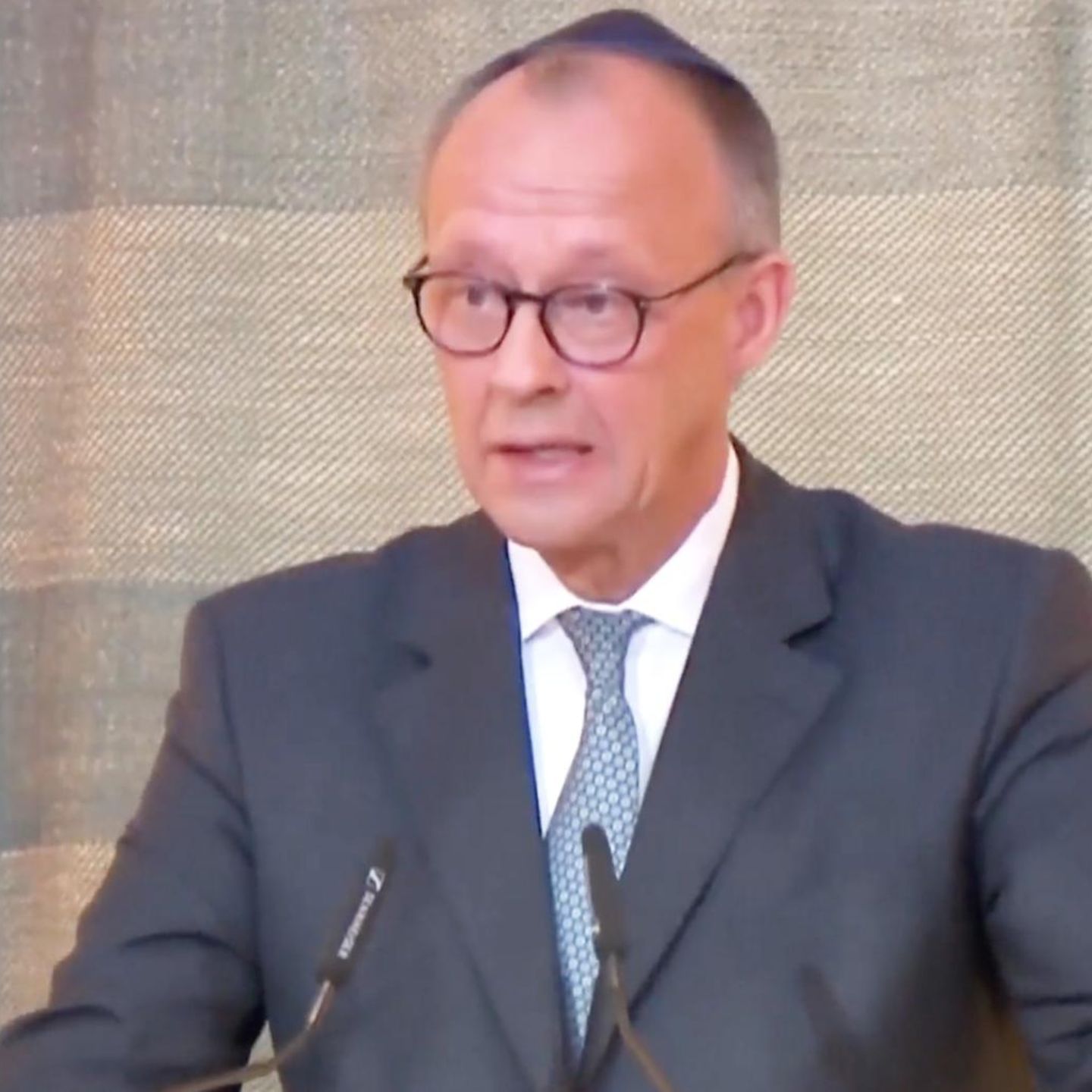 Die emotionale Synagogen-Rede von Friedrich Merz in voller Länge