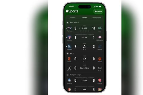 Apple startet auf in Deutschland seine Sports App